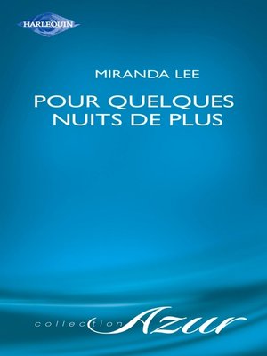 cover image of Pour quelques nuits de plus